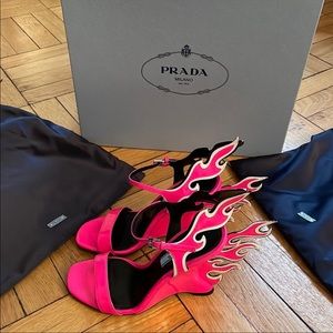 Prada Flame Heels